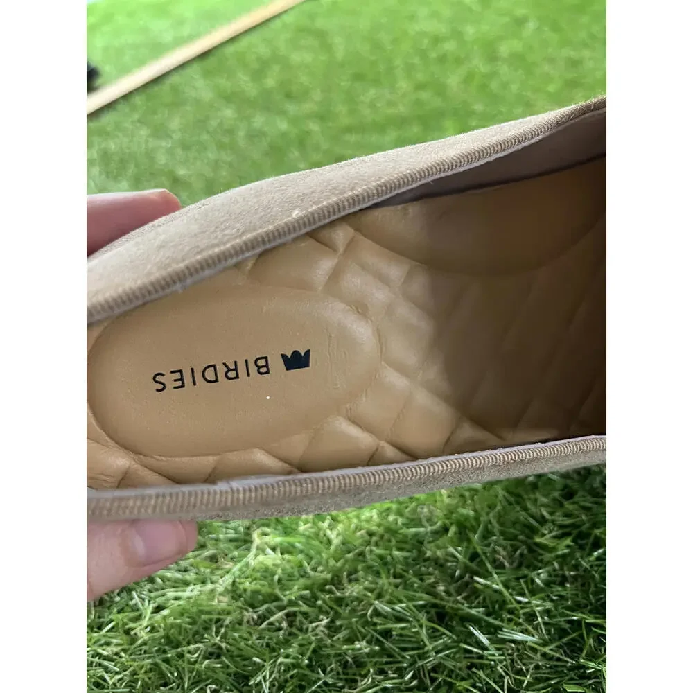 Womens Size 8 House‎ Shoes Beige Suede Slip-On Casual Shoe